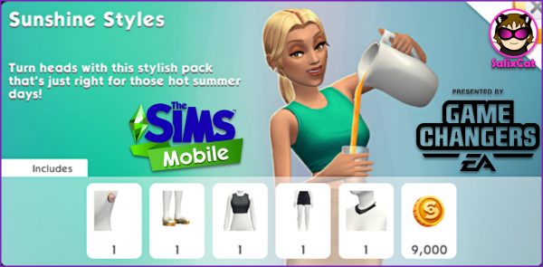 3 de agosto 2020 – Sunshine styles pack – Pack de estilo veraniego